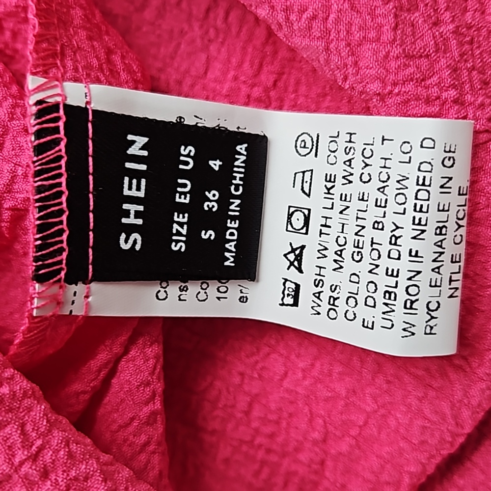 RUFFLED HEM SMOCK DRESS - Picture 8 of 9